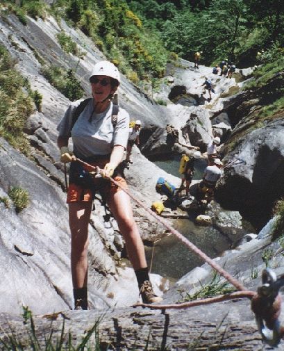  gorges de la Besse : Muriel cool!. 