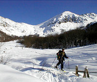 Vue sur le pic de Cabanatous.