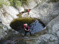 belles successions de vasques au début du Mas Calsan