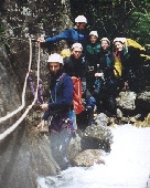 Passage de la main courante dans le Gourzy