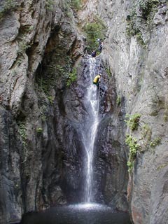 Descente de canyon : le Baoussous