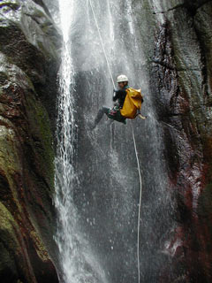 Descente de canyon : retrouvailles Guenonesques