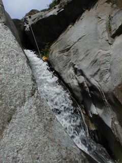 Descente de canyon : gorges du Mondony