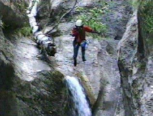  barranco jordan : Saut de Sophie