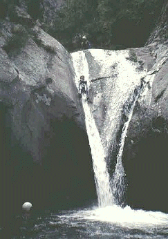  gorges du Llech : Un des premiers grand toboggan.  