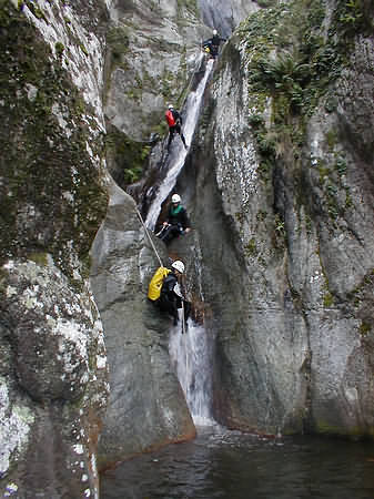 Uwe et Liliane au cours de la descente de Maria Valenta