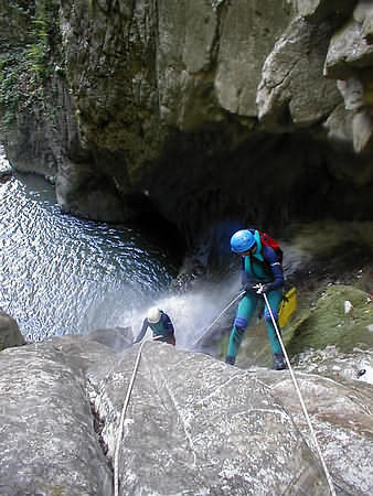 Mumu et Laurie en duo dans la gorge d'Ourdaybi!.