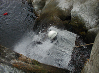 La douche dans le salt del Py