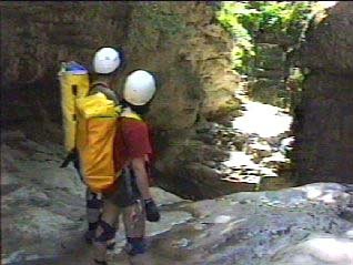 barranco Viandico : Beau passage avant la résurgence glaçée