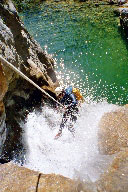 Descente de canyon : le dernier rappel de Foz del fago